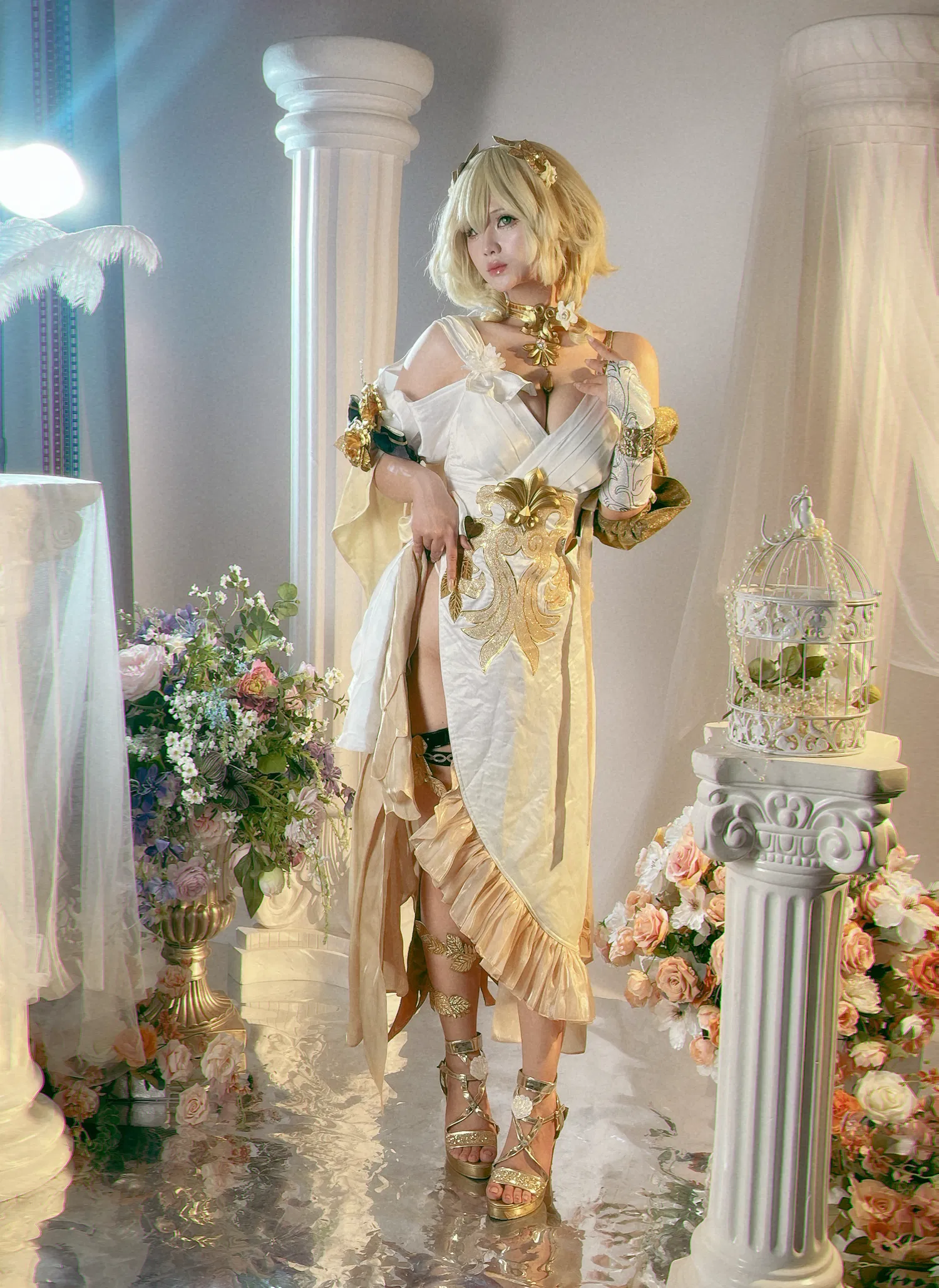 [Cosplay] Pyon - Pyoncos (ピオン) Aglaea HonkaiStar Rail 崩铁 阿格莱雅