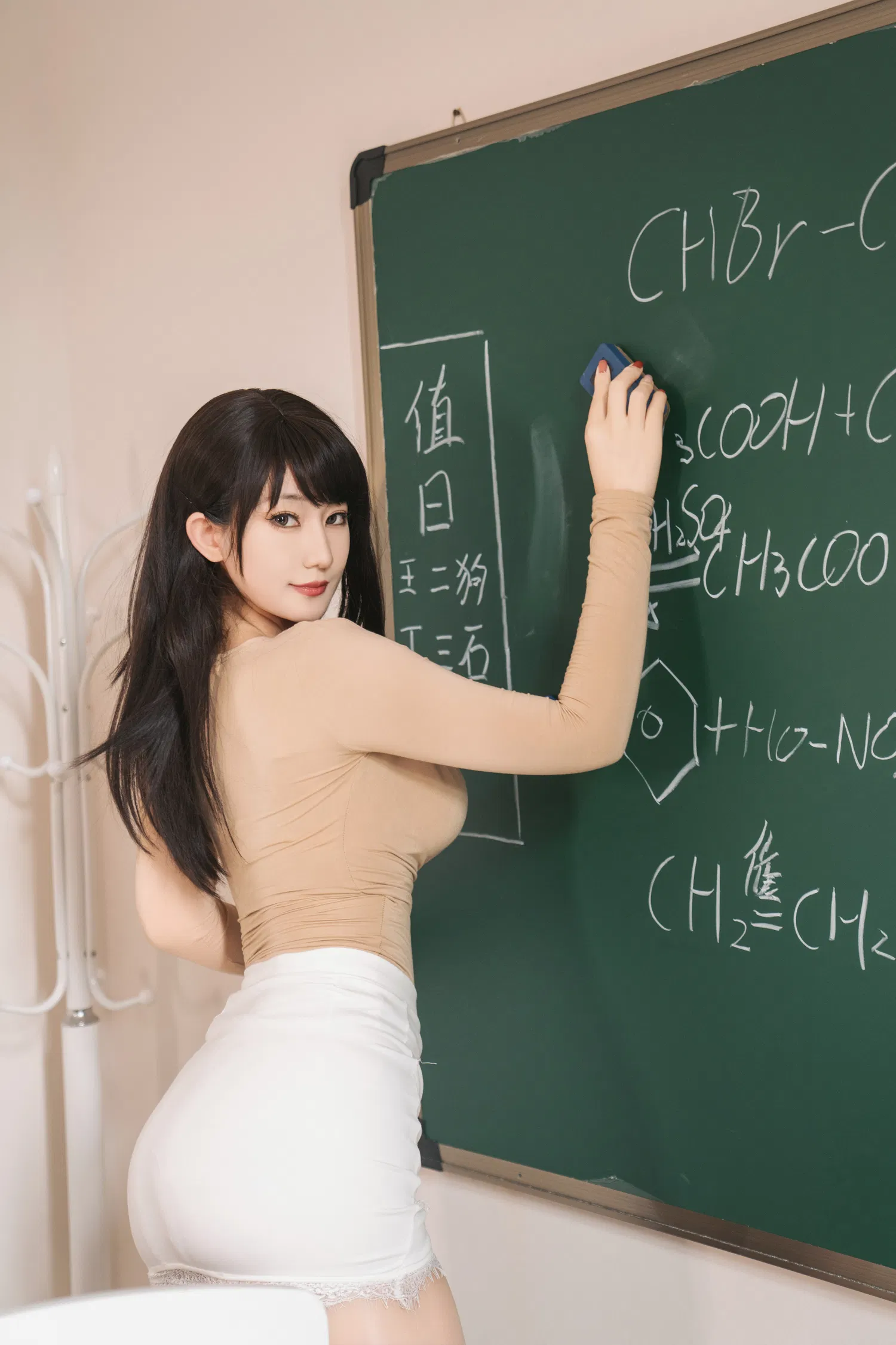 [Cosplay] 星澜是澜澜叫澜妹呀&Natsuko夏夏子 补习老师的惩罚