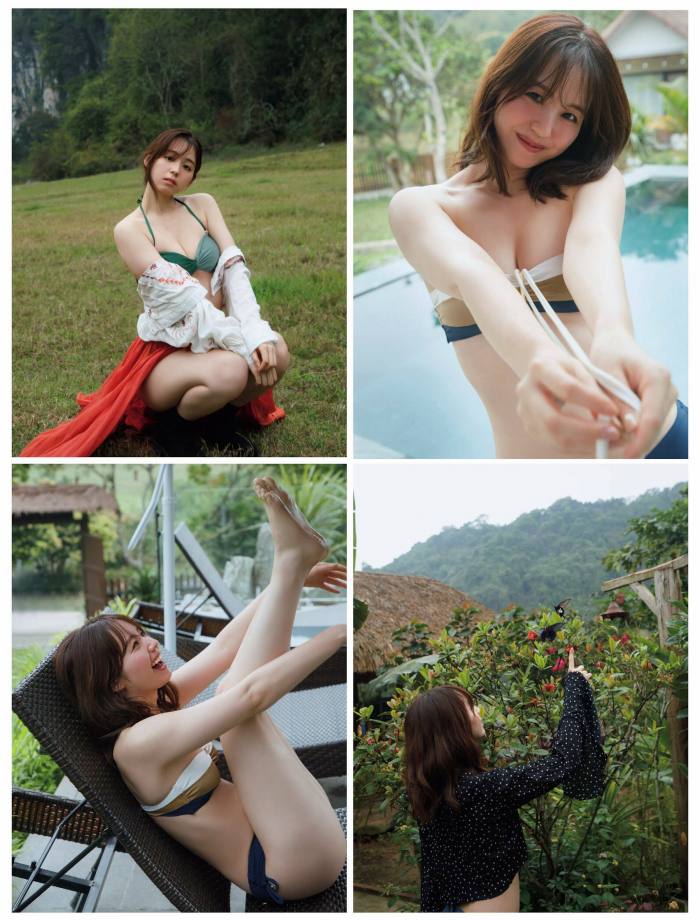 小池里奈 美尻でキュートな水着グラビア画像！