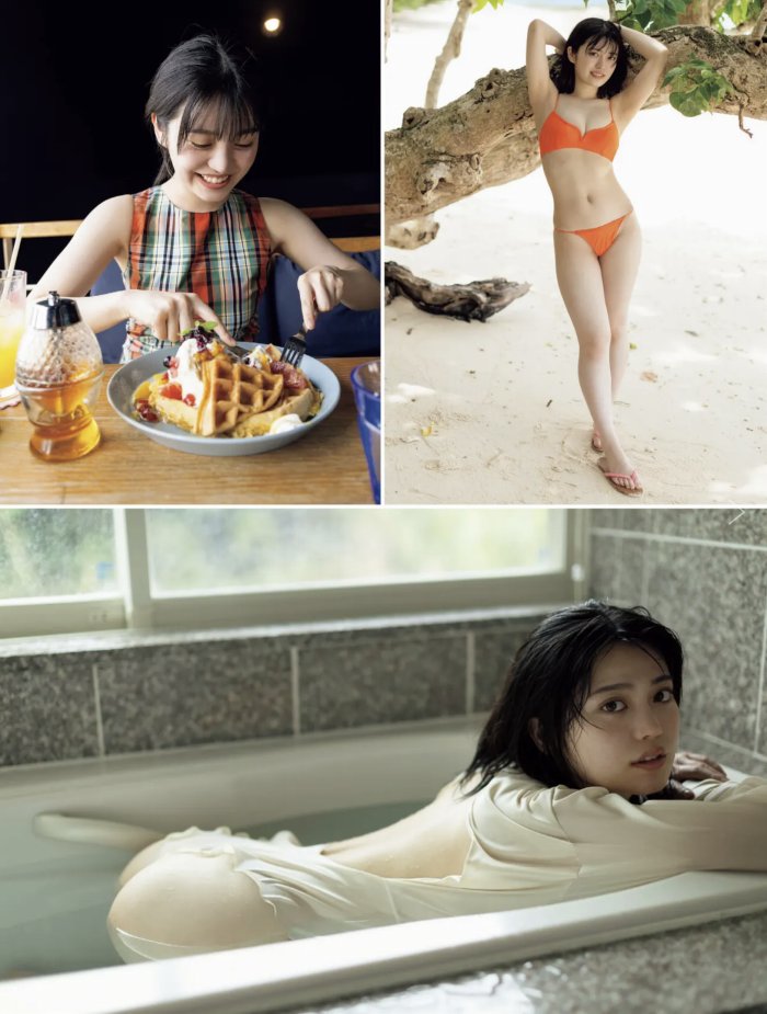 石浜芽衣 キュートな水着グラビアほか画像！