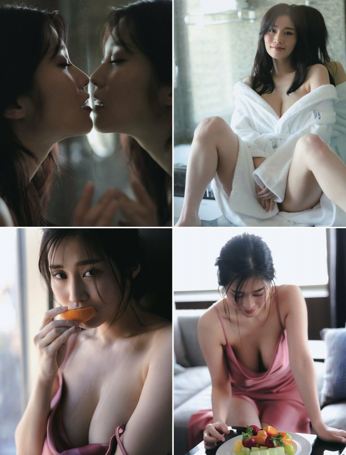 高橋凛 Hカップの手ブラヌード＆水着画像！