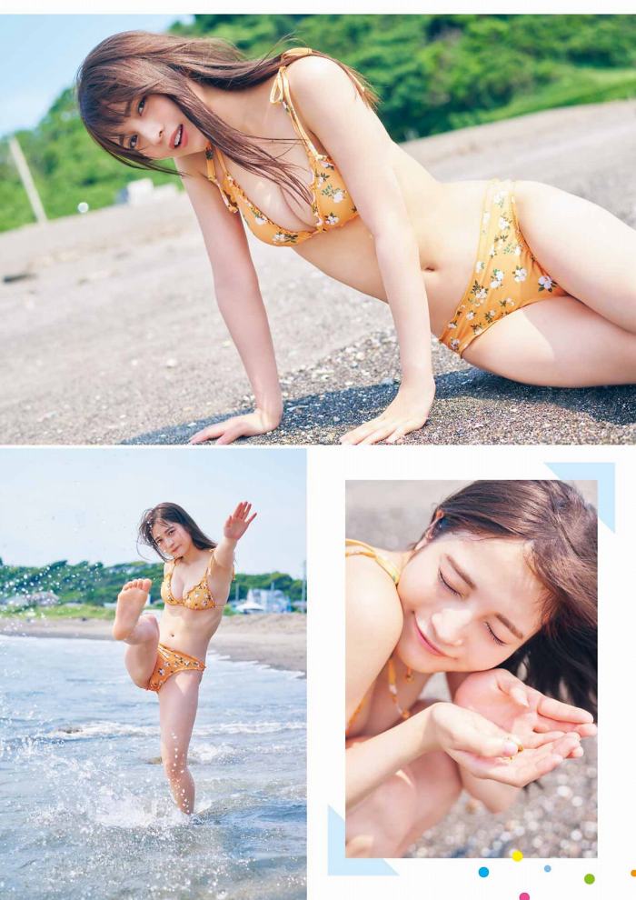 黒嵜菜々子 ふわふわボインの水着グラビア画像！