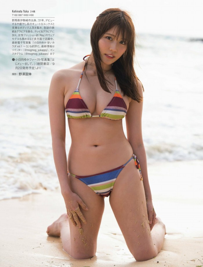 小日向ゆか 萌えるEカップの水着グラビア画像！