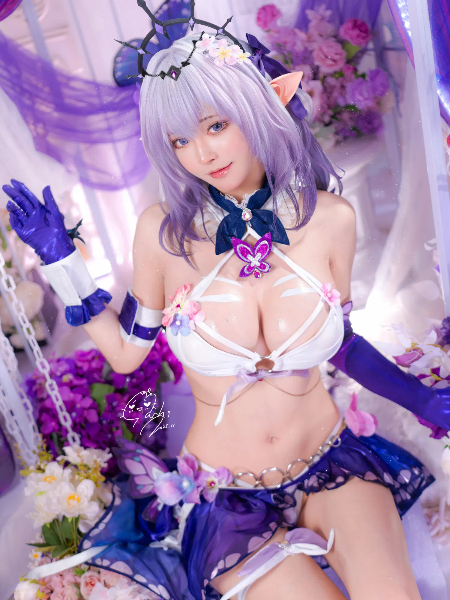 [Cosplay] Machi馬吉 ？？？？キャストリス水着？？？？聖女の裏の危ない姿？？？？第二弾