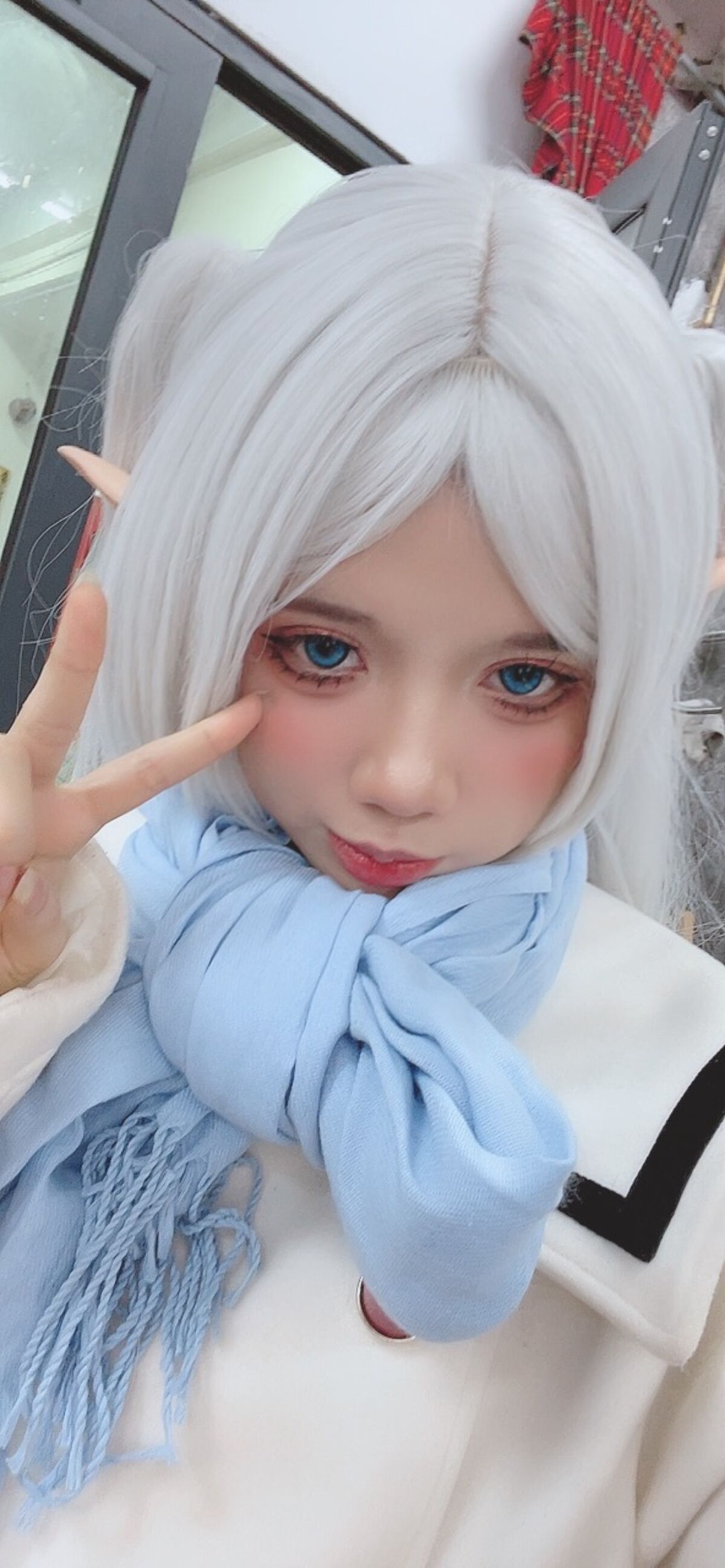 Coser@PoppaChan - Frieren Winter 芙莉莲·黑丝短靴冬装 S