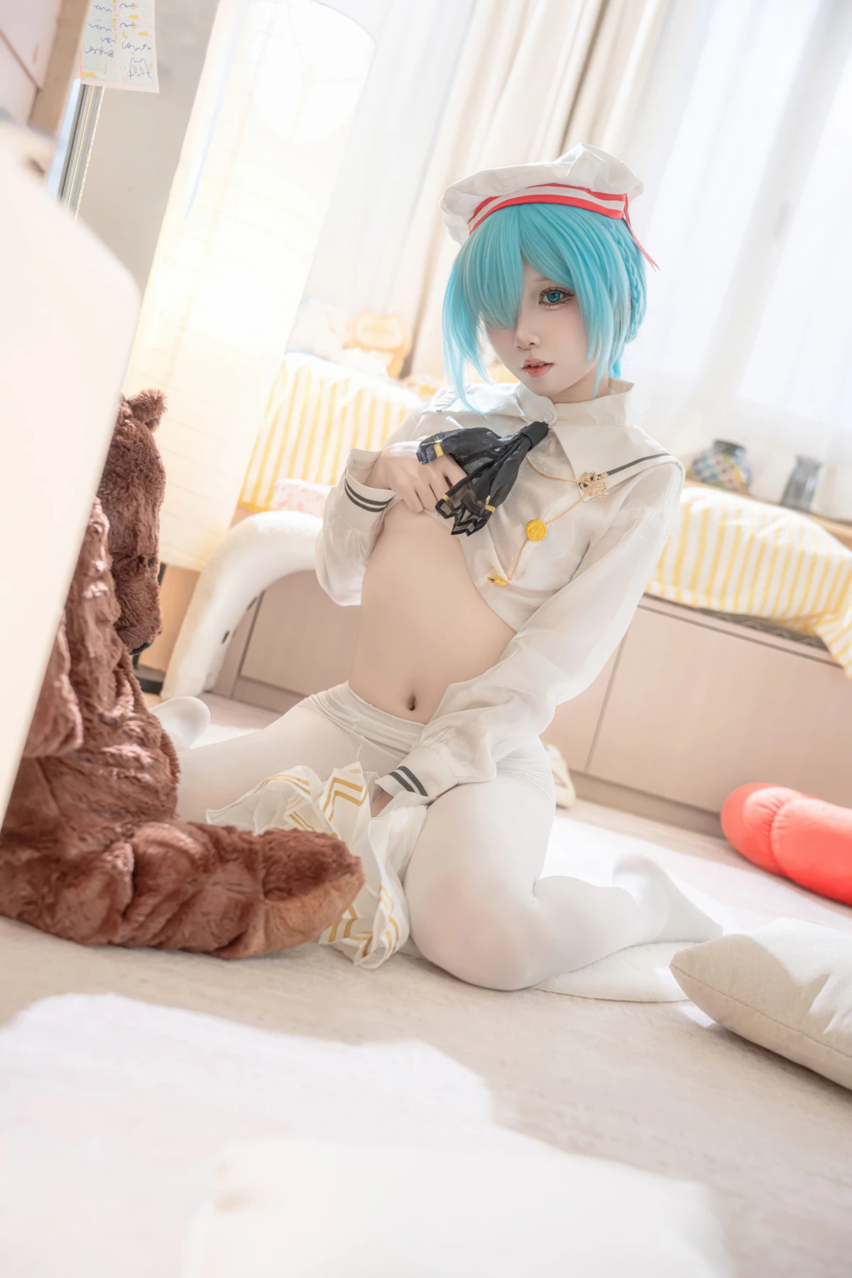Cosplay 纸悦Etsu_ko – 雅努斯JK 碧蓝航线