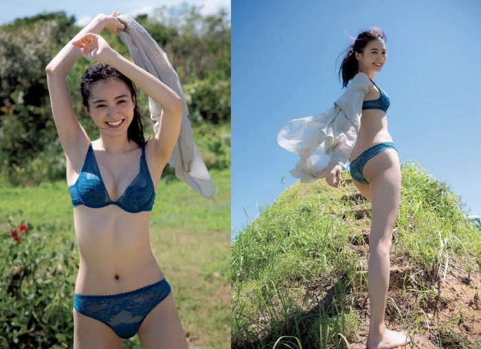 高田里穂 スタイル抜群な水着グラビア画像！