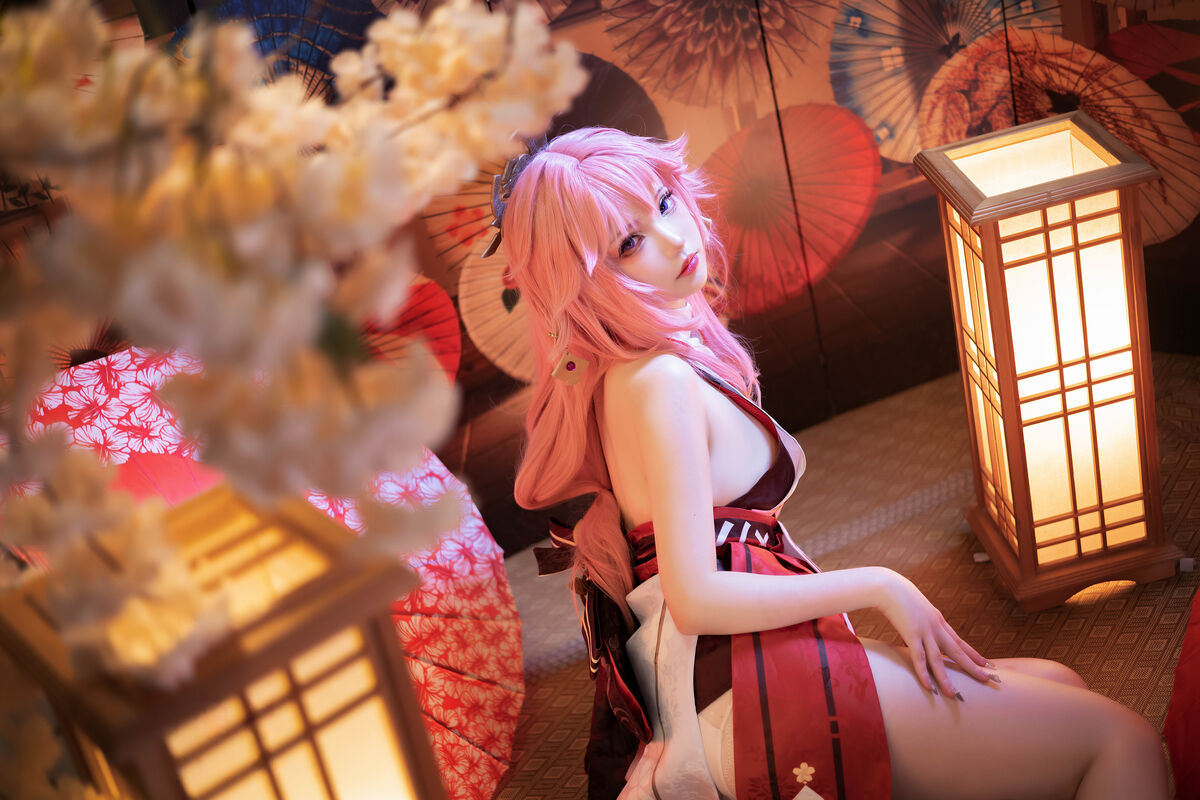Coser@雪晴Astra - 原神 八重神子
