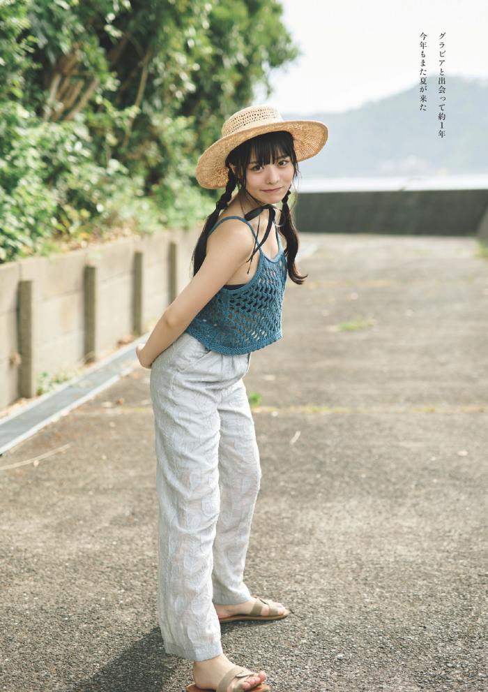 高鶴桃羽 激かわボインな水着グラビア画像！