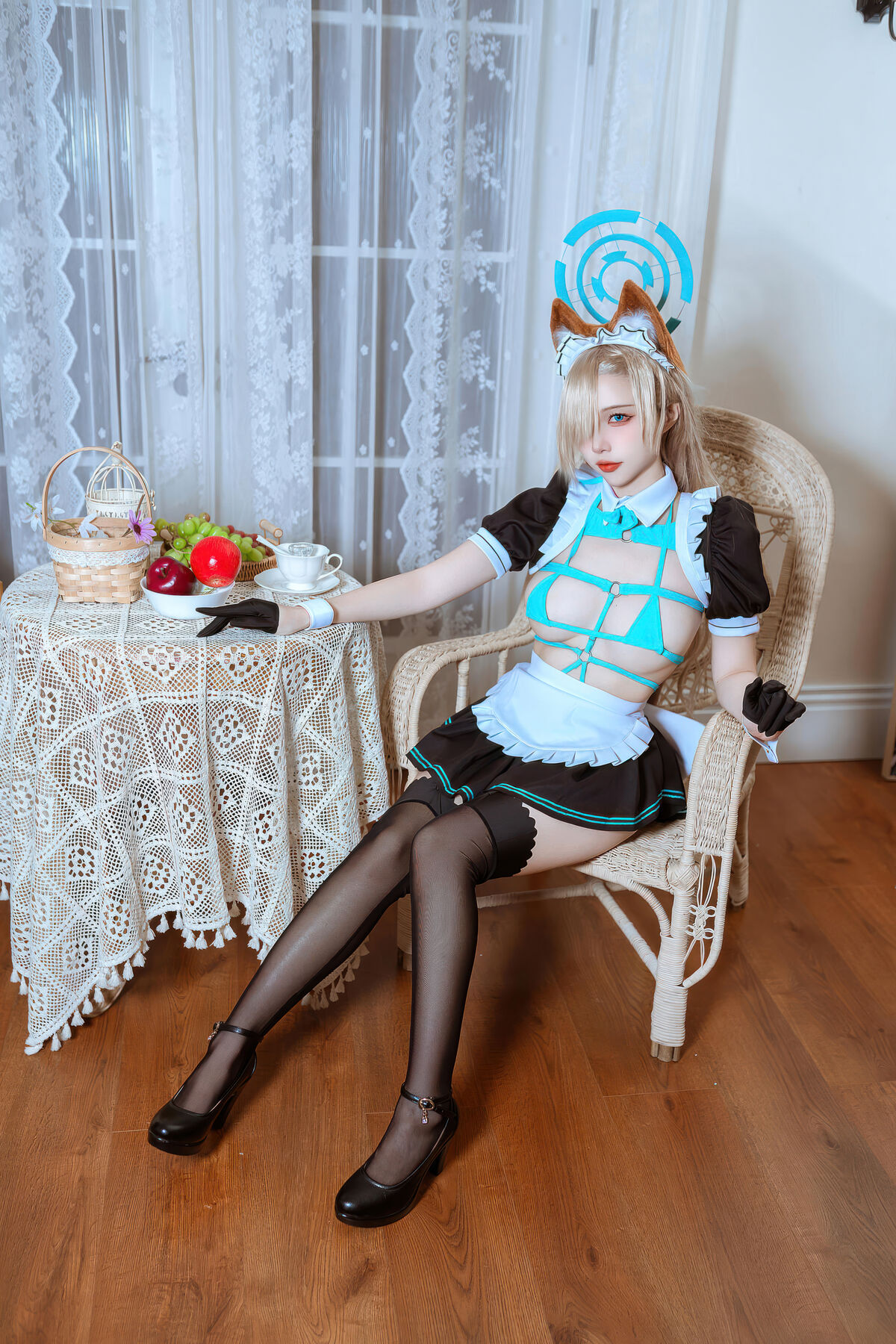 Coser@二佐Nisa - 蔚蓝档案 明日奈猫耳女仆