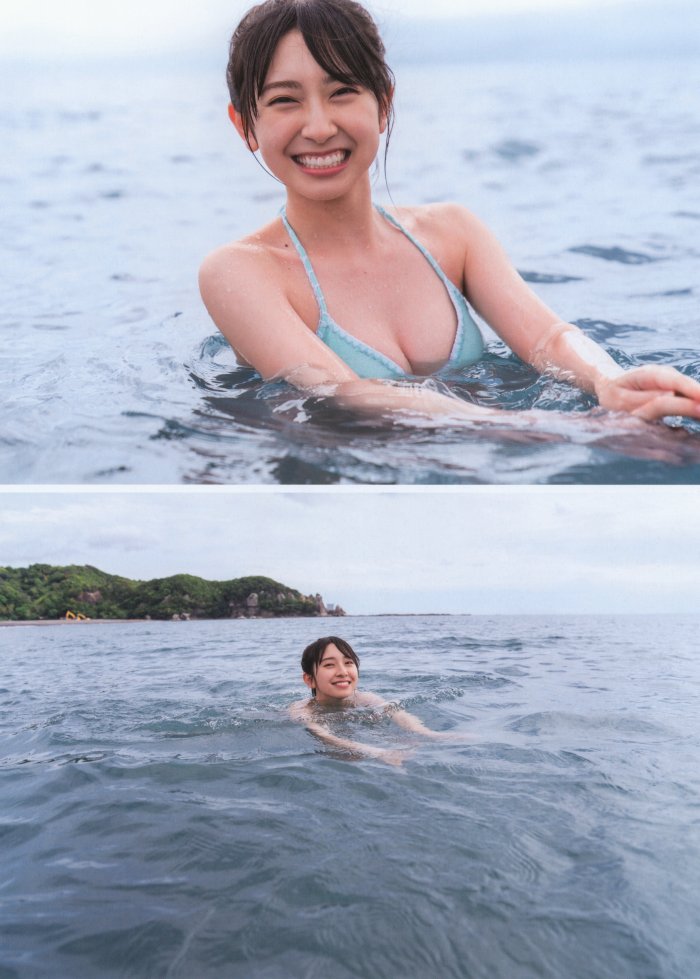金村美玖 しっとりかわいい水着＆生脚画像！