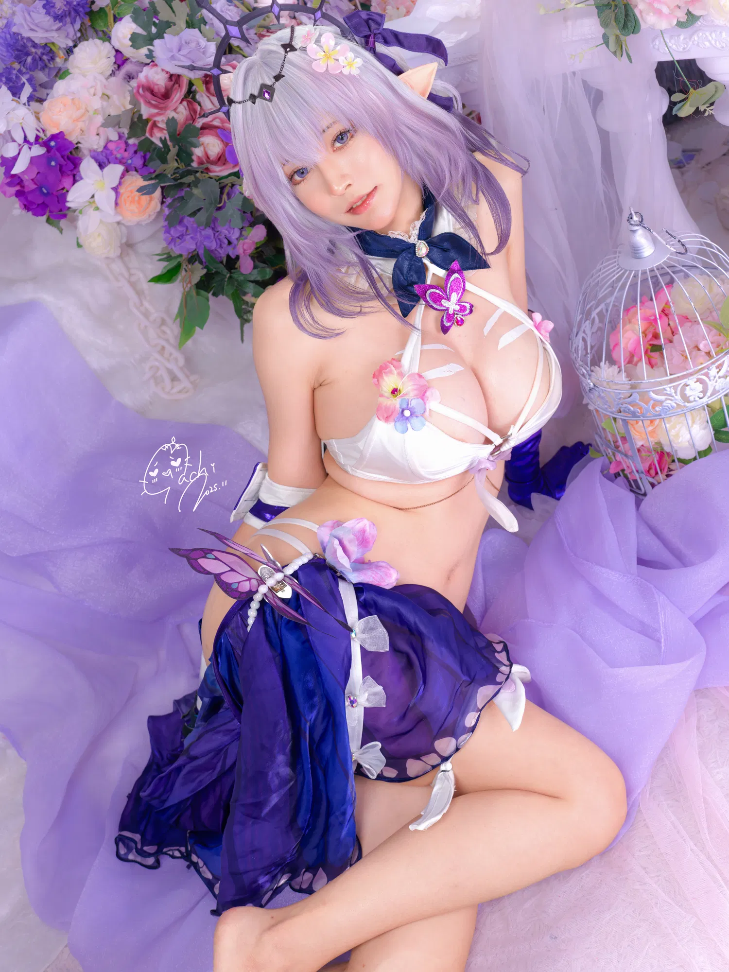 [Cosplay] Machi馬吉 ？？？？キャストリス水着？？？？聖女の裏の危ない姿？？？？第二弾