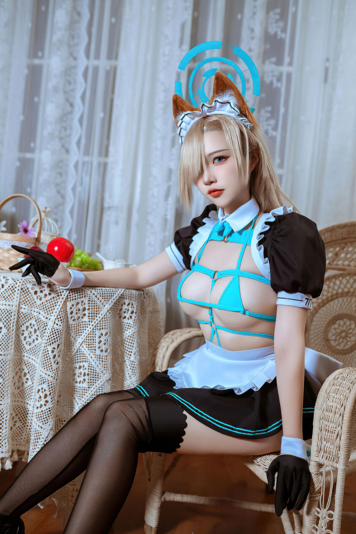 Coser@二佐Nisa - 蔚蓝档案 明日奈猫耳女仆
