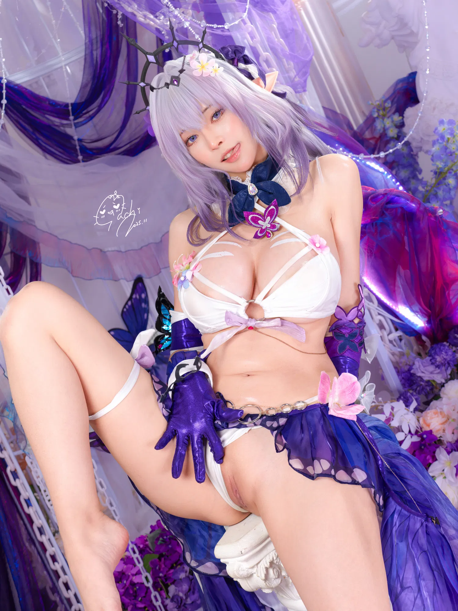 [Cosplay] Machi馬吉 ？？？？キャストリス水着？？？？聖女の裏の危ない姿？？？？第二弾