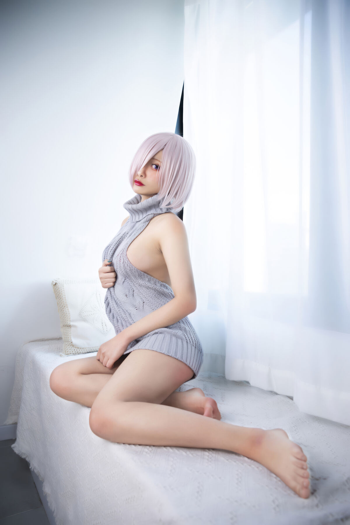 Coser@洛璃LoLiSAMA - 玛修露背毛衣