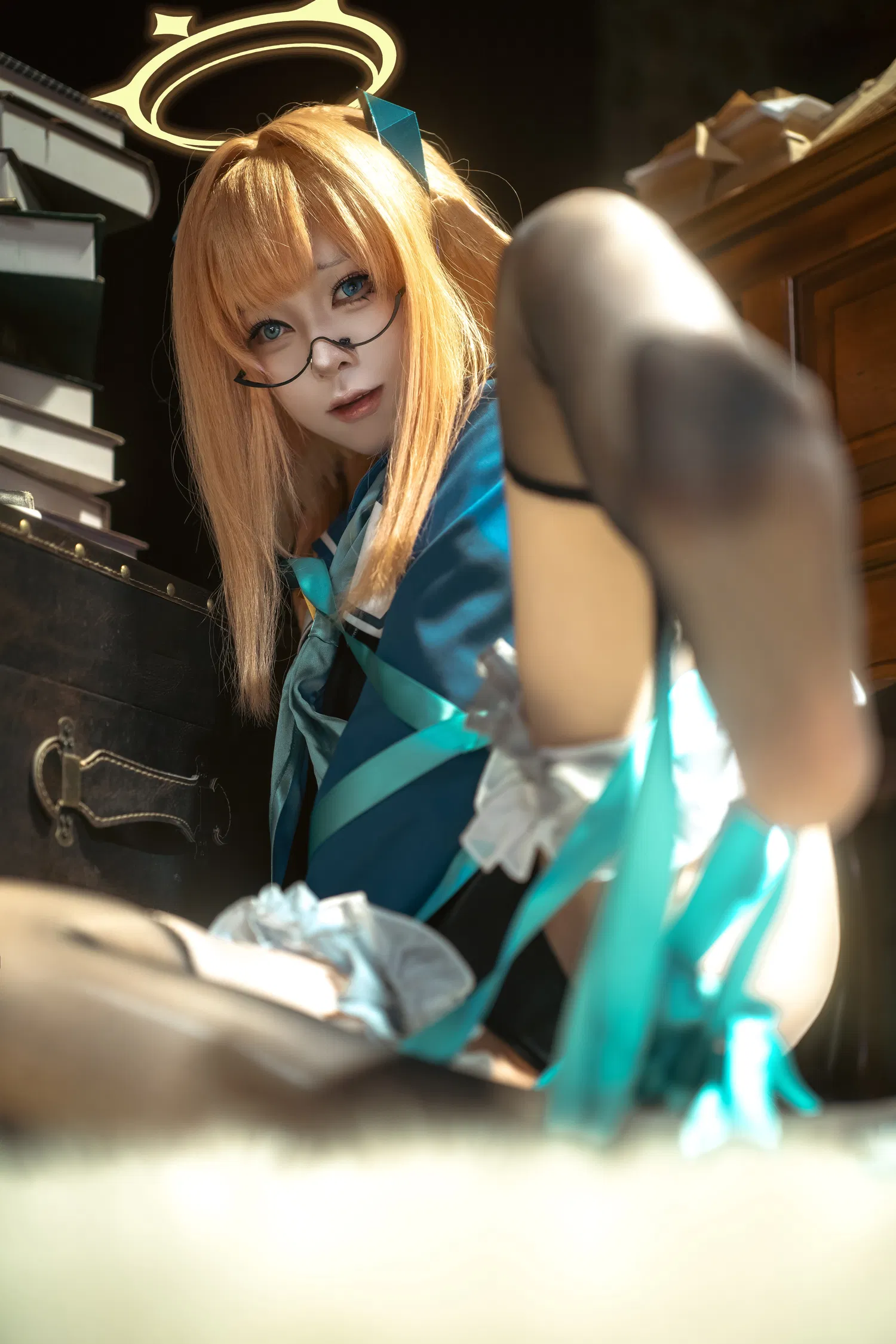 [Cosplay] 矢量鱼 蔚蓝档案 圆堂志美子