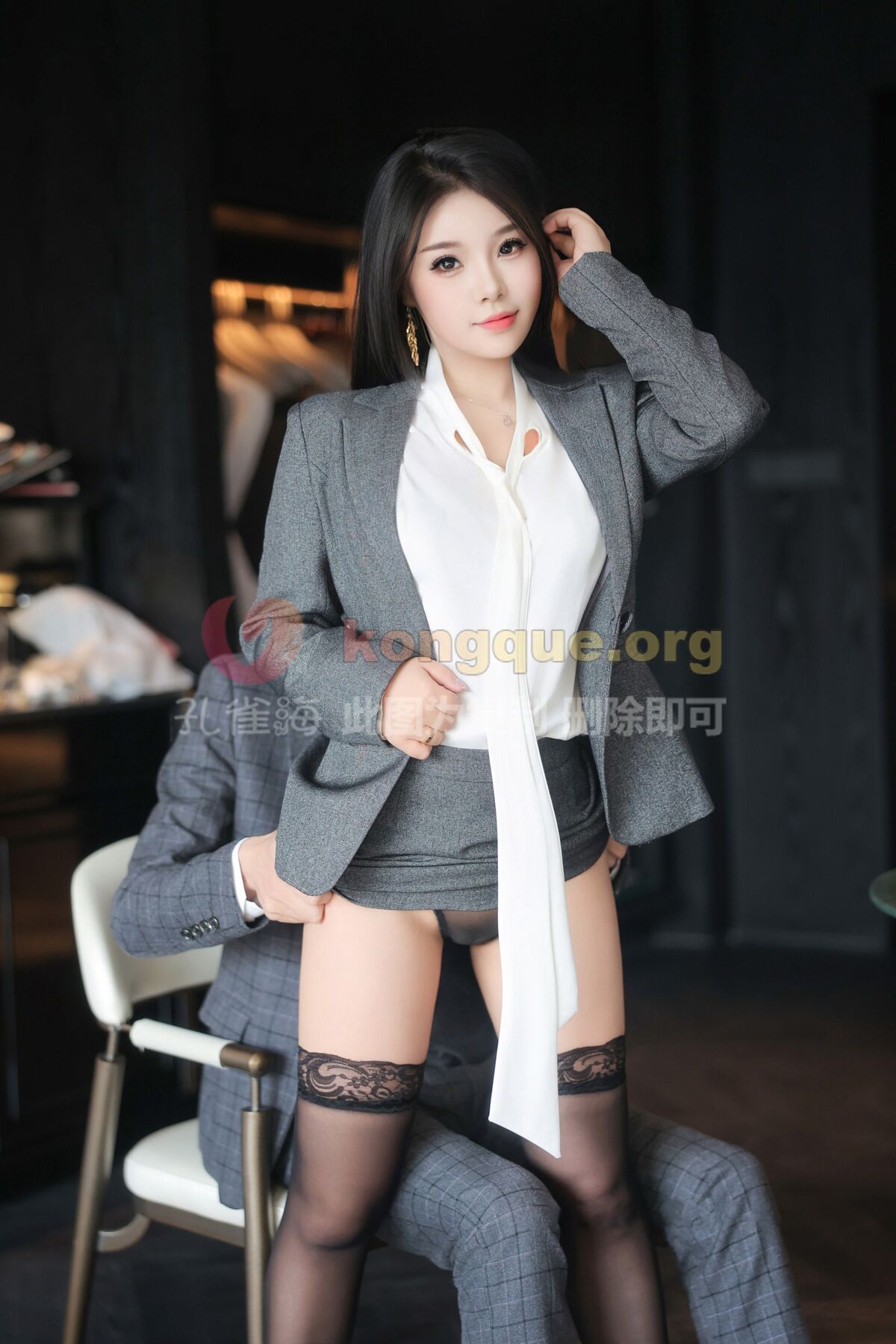 XR Uncensored Mai Tian 麦田 - R18 秀人网模特 OL职业装