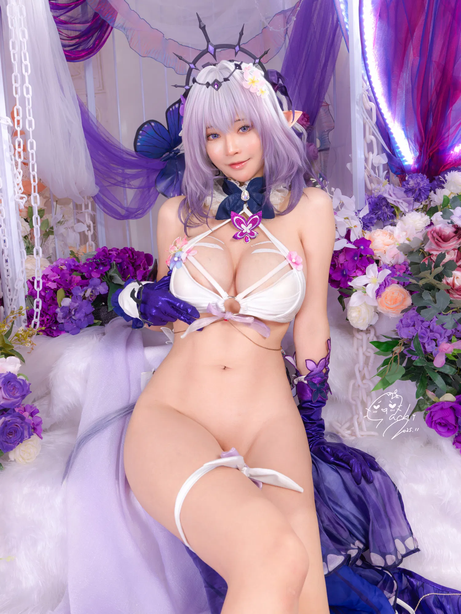 [Cosplay] Machi馬吉 ？？？？キャストリス水着？？？？聖女の裏の危ない姿？？？？第二弾