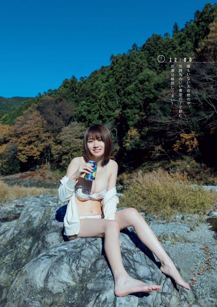 いけちゃん 細身でEカップの水着グラビア画像！