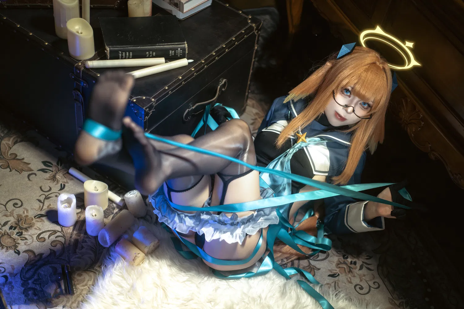 [Cosplay] 矢量鱼 蔚蓝档案 圆堂志美子