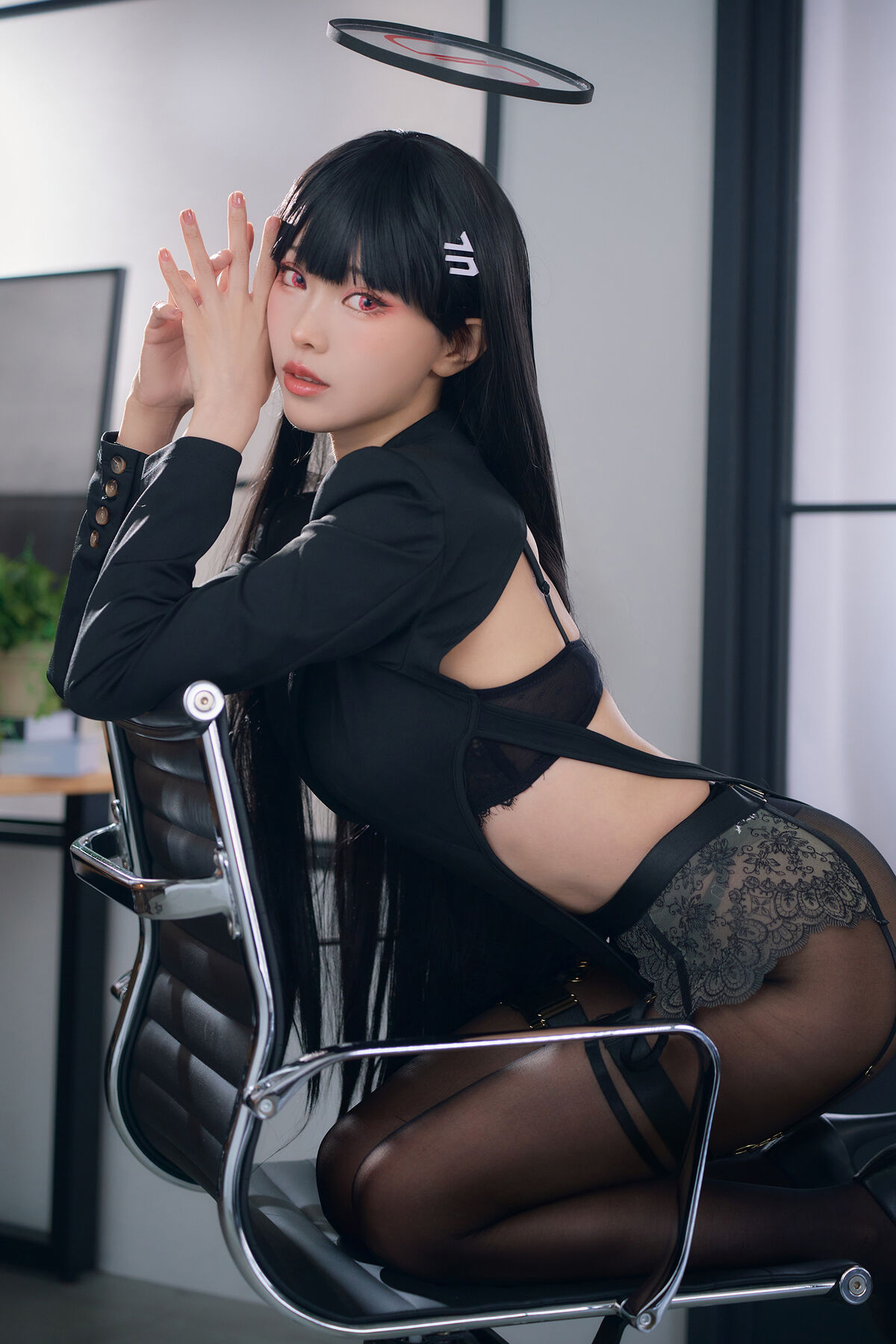 Coser@Ely_eee ElyEE子 - 调月莉音 秘密吊帶