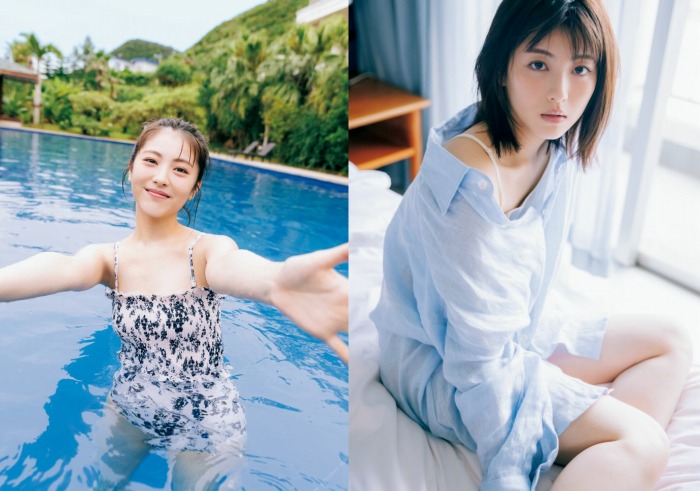 浜辺美波 鬼かわな水着＆浴衣グラビア画像！