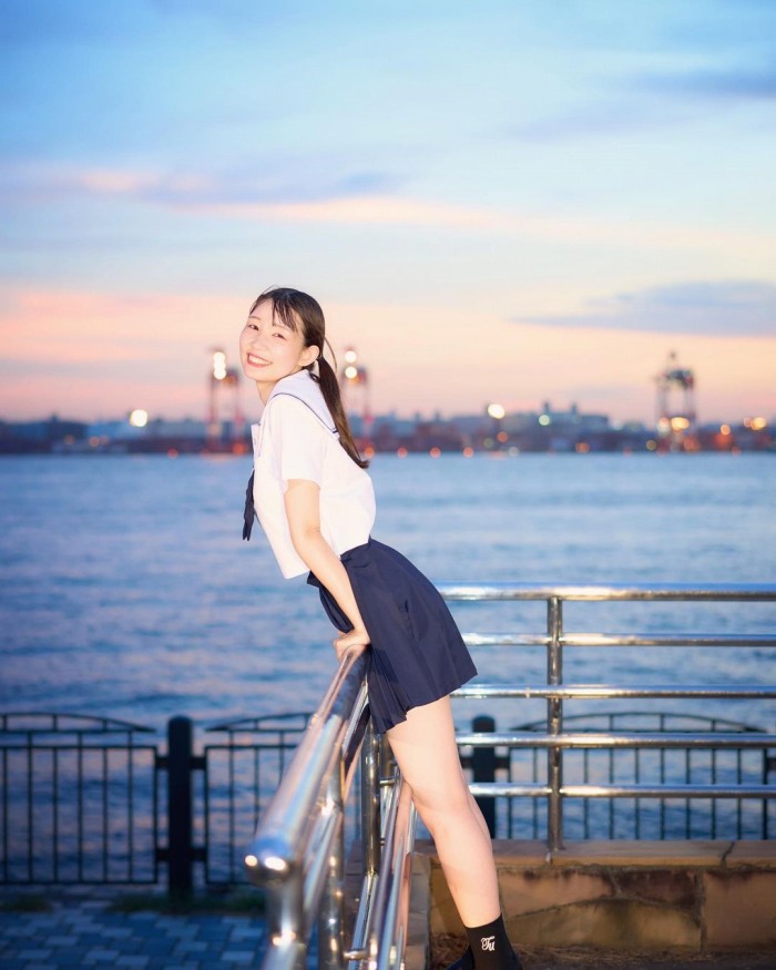 波崎天結 ハイレグが凄い水着グラビア画像！