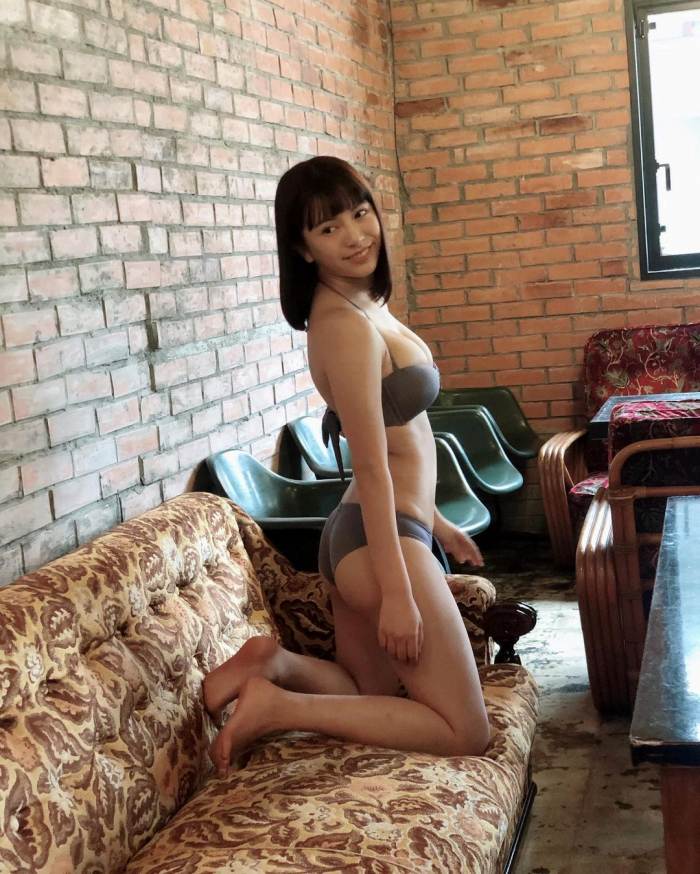 鈴木聖 Fカップが凄い水着＆下着グラビア画像！