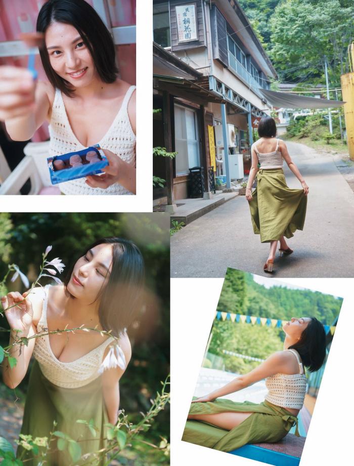 相楽伊織 けっこうボインな水着グラビア画像！