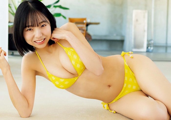 鍛治島彩 キュートな水着グラビアほか画像！