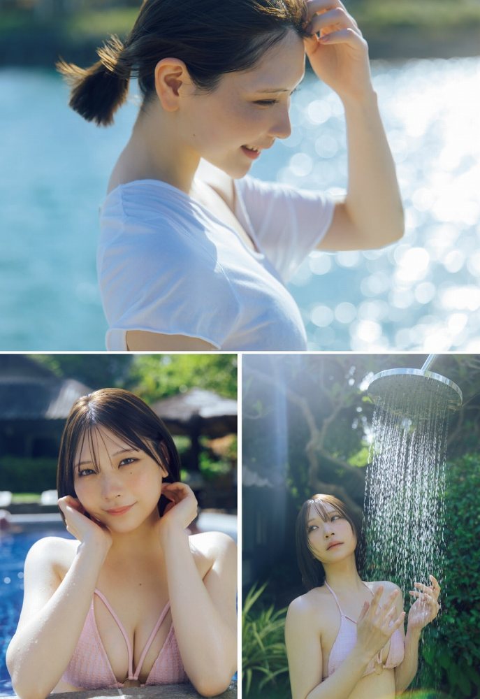 あまつまりな 脱ぎすぎ水着＆下着グラビア画像！