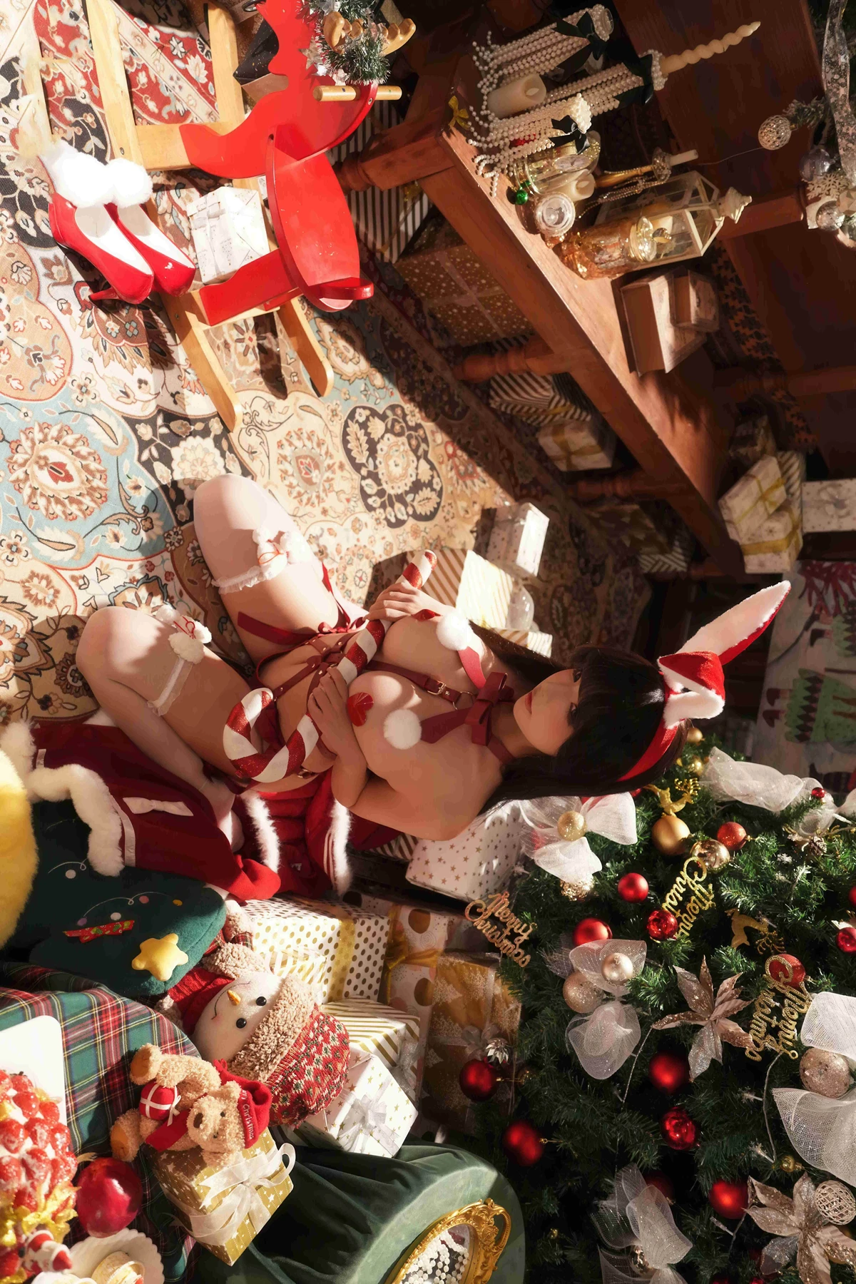 Cosplay Yuuhui玉汇 – 圣诞节特辑 告白夜 Set.01