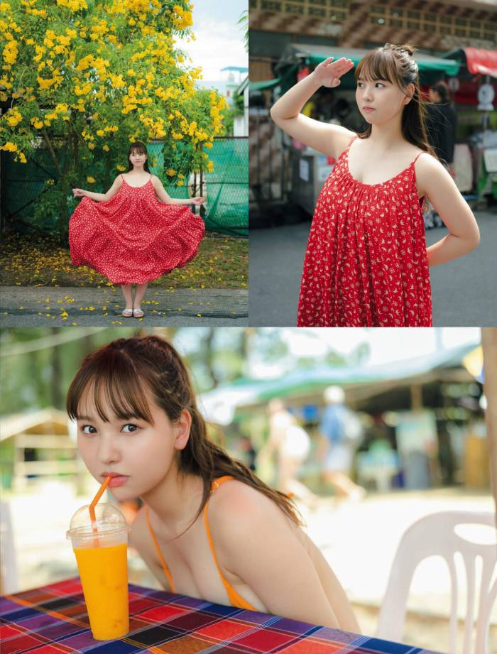 本郷柚巴 まぶしいボインの水着グラビア画像！