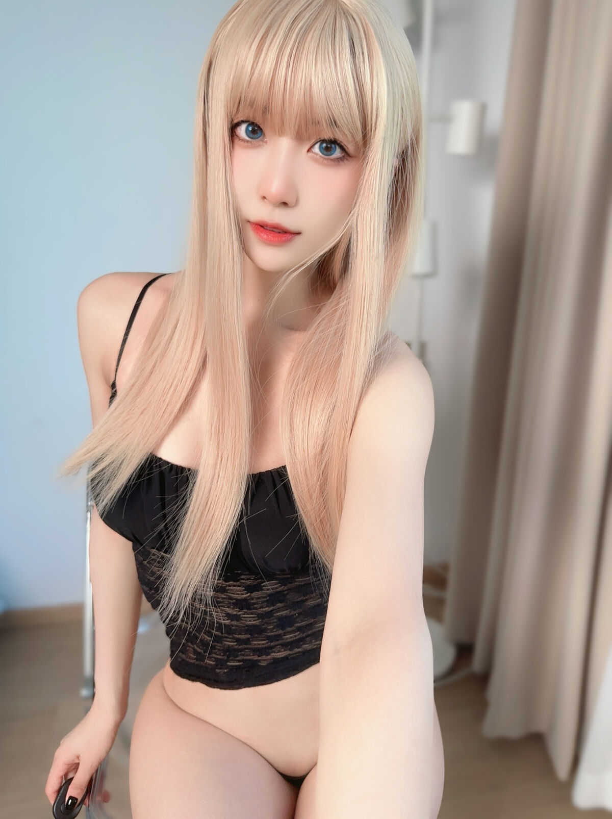 Coser@布丁大法 Pudding Dafa - 黑色吊带