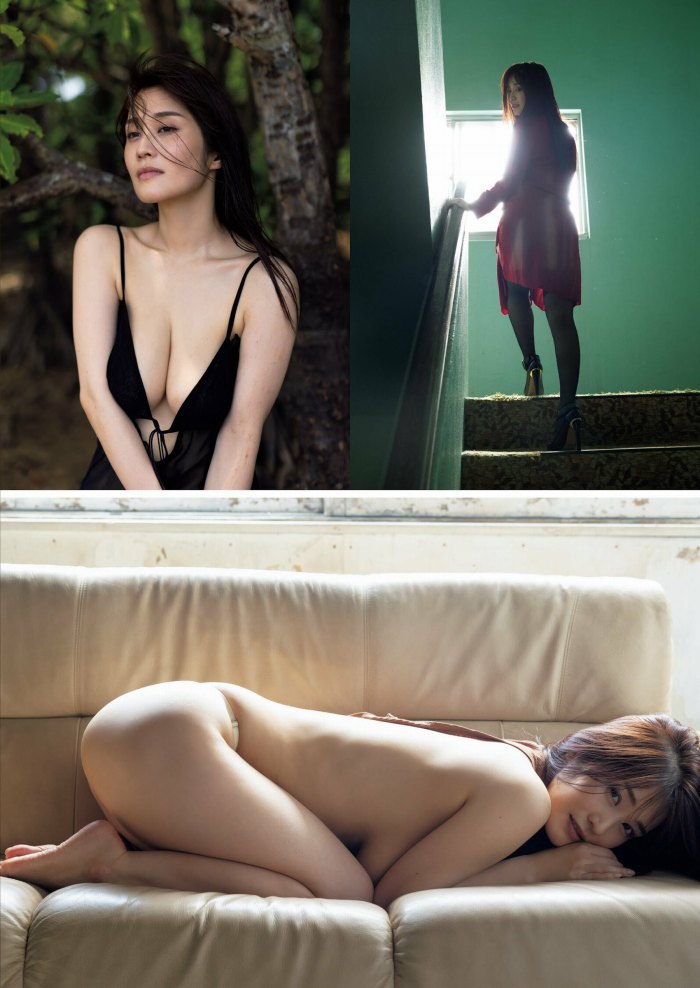 高橋凛 Hカップの手ブラヌード＆水着画像！