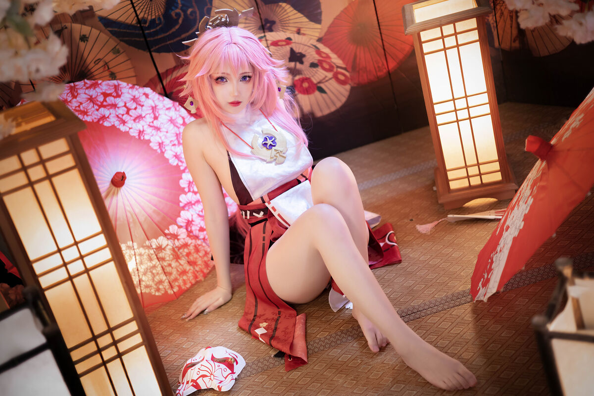 Coser@雪晴Astra - 原神 八重神子