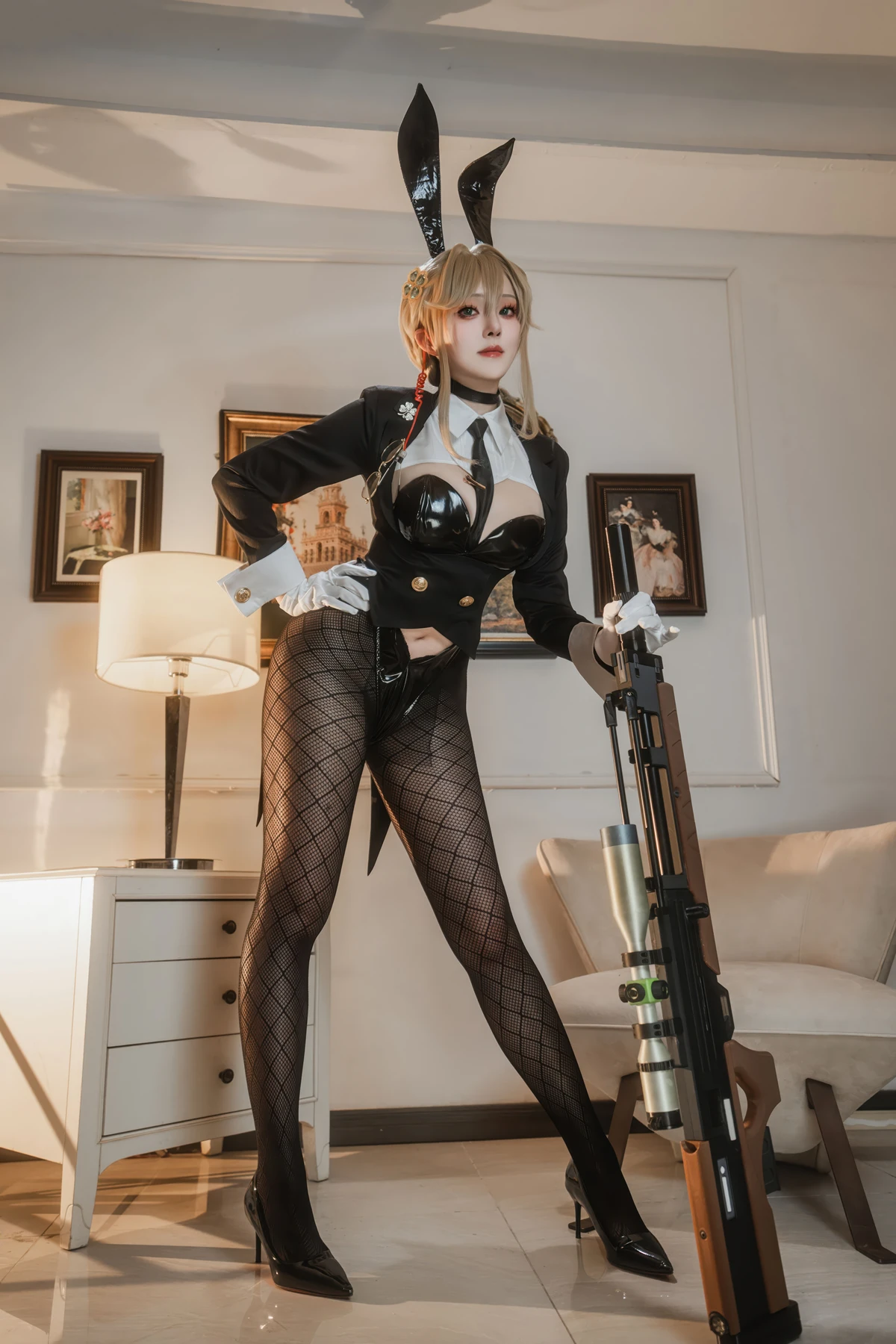 Cosplay Natsuko夏夏子 – NIKKE 爱德 特工兔女郎