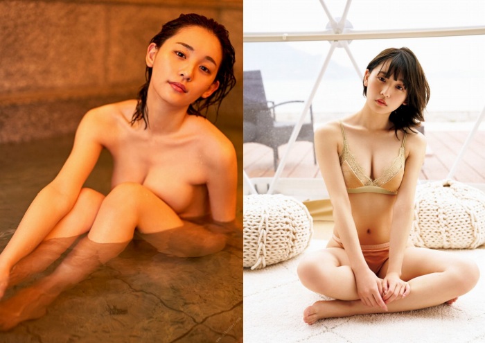 浅川梨奈 もっこりおっぱい水着グラビア画像！