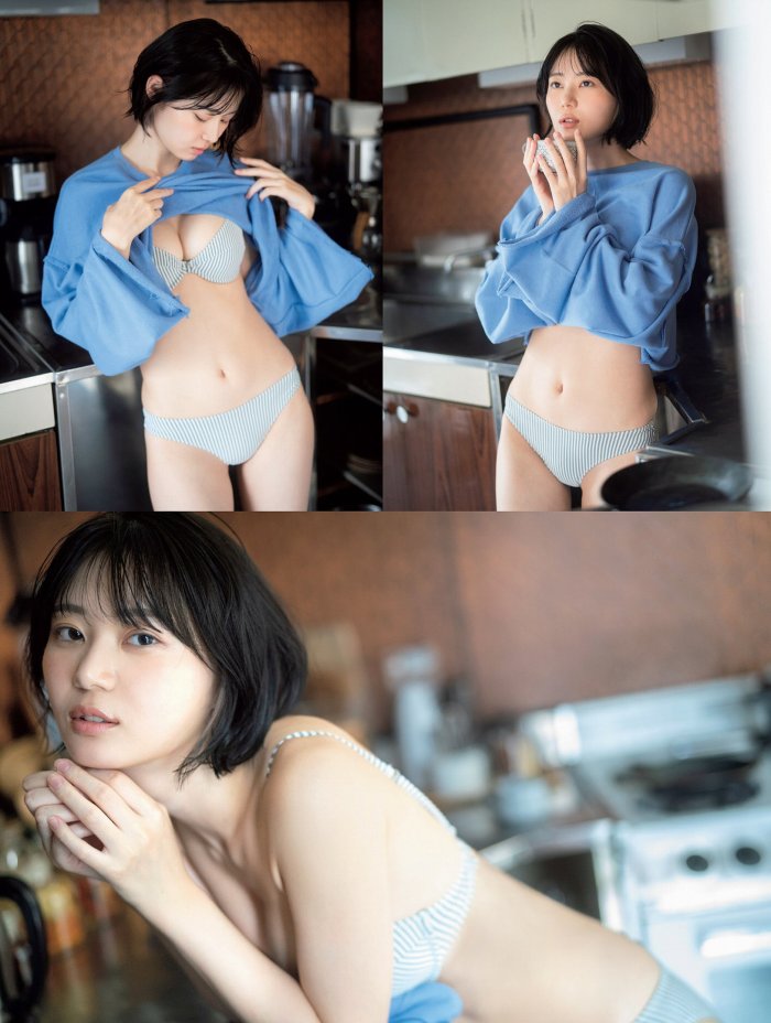 いけちゃん 細身でEカップの水着グラビア画像！