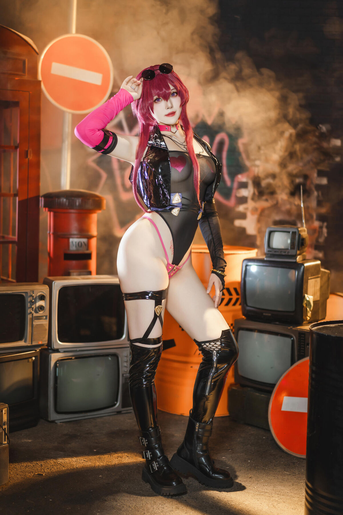 Coser@Natsuko夏夏子 - 崩坏·星穹铁道 卡芙卡 朋克同人