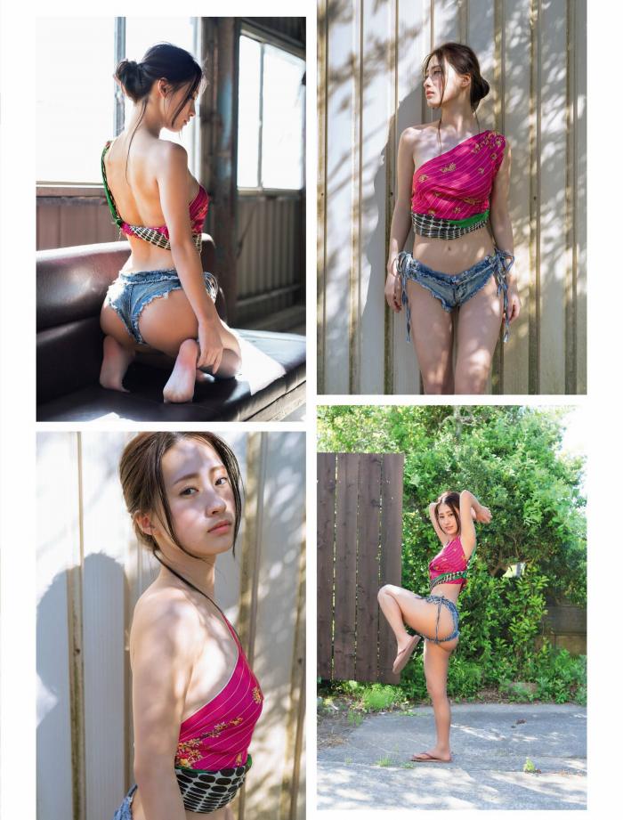 澄田綾乃 はみ出るFカップの水着グラビア画像！