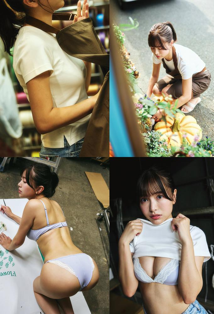 鈴木聖 Fカップが凄い水着＆下着グラビア画像！