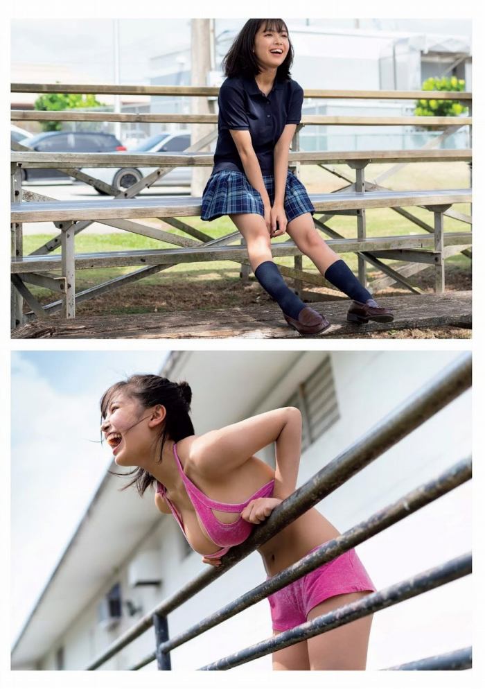 寺本莉緒 Gカップおっぱいの水着グラビア画像！