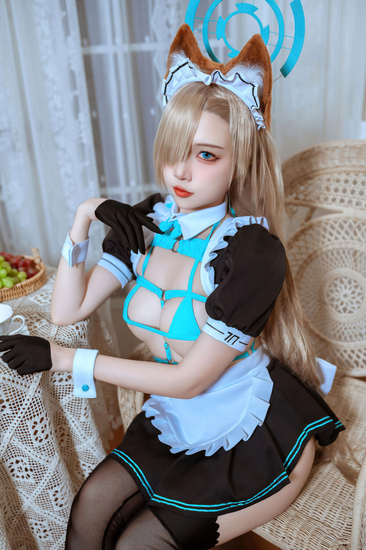 Coser@二佐Nisa - 蔚蓝档案 明日奈猫耳女仆