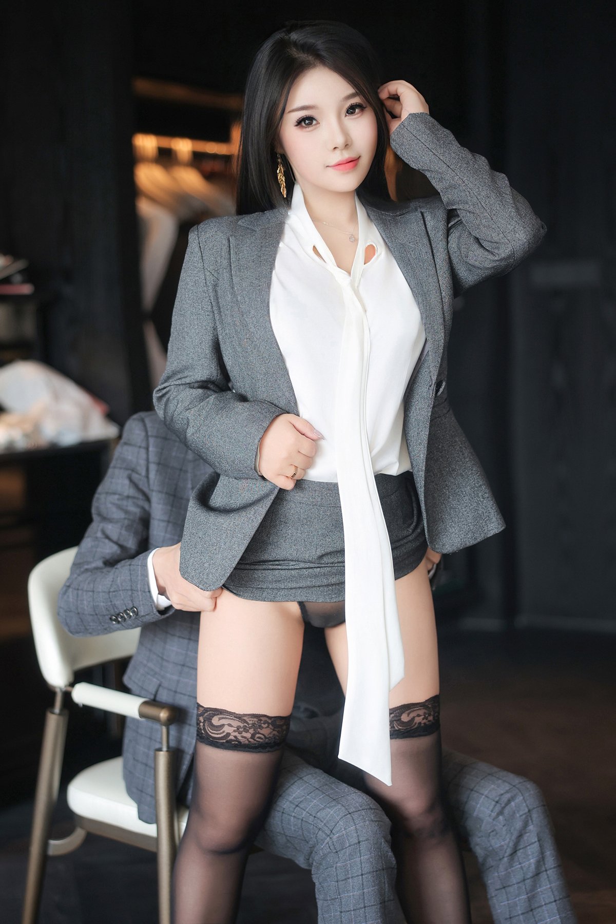 XR Uncensored Mai Tian 麦田 - R18 秀人网模特 OL职业装