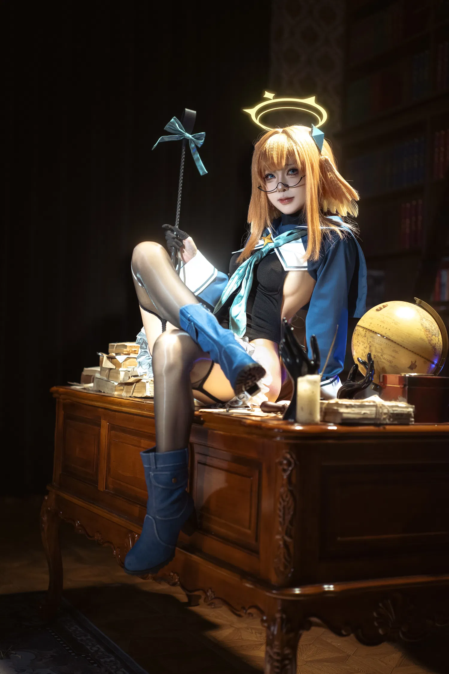 [Cosplay] 矢量鱼 蔚蓝档案 圆堂志美子