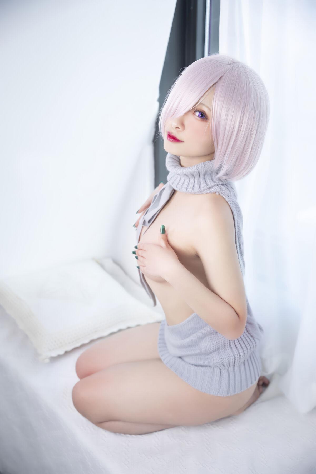 Coser@洛璃LoLiSAMA - 玛修露背毛衣