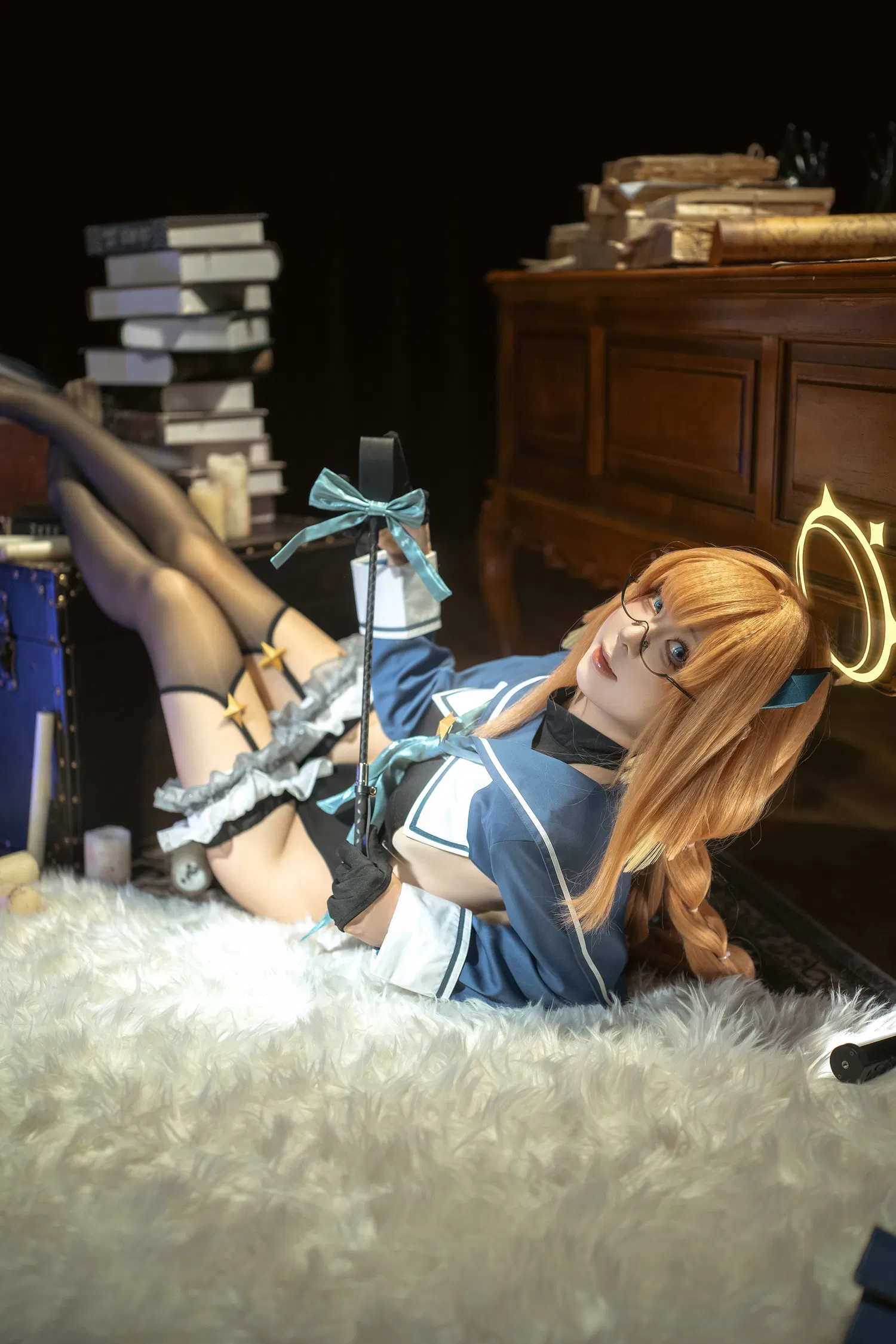 [Cosplay] 矢量鱼 蔚蓝档案 圆堂志美子