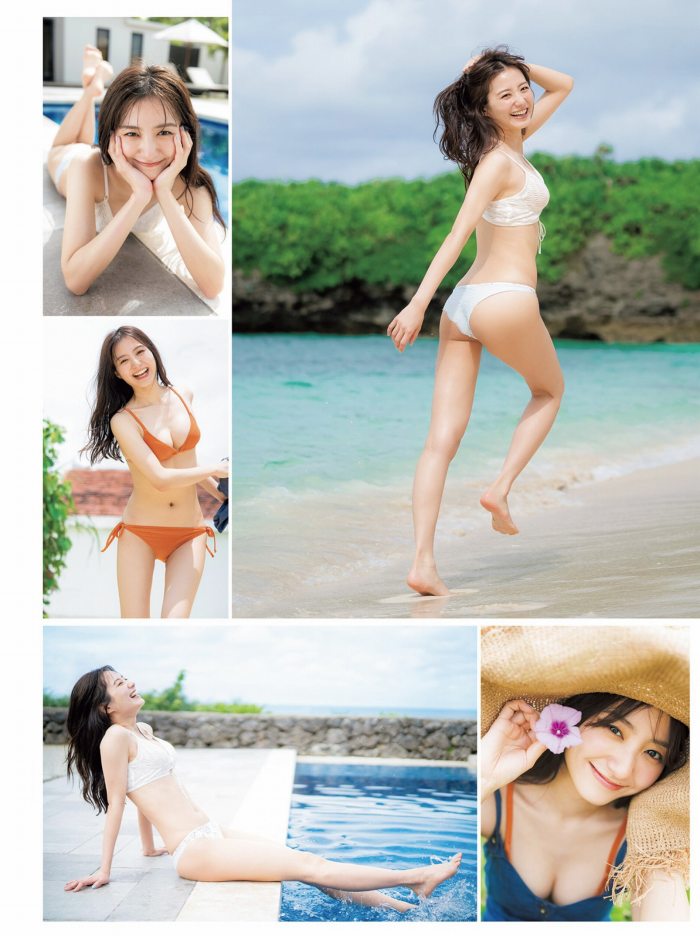 高田里穂 スタイル抜群な水着グラビア画像！