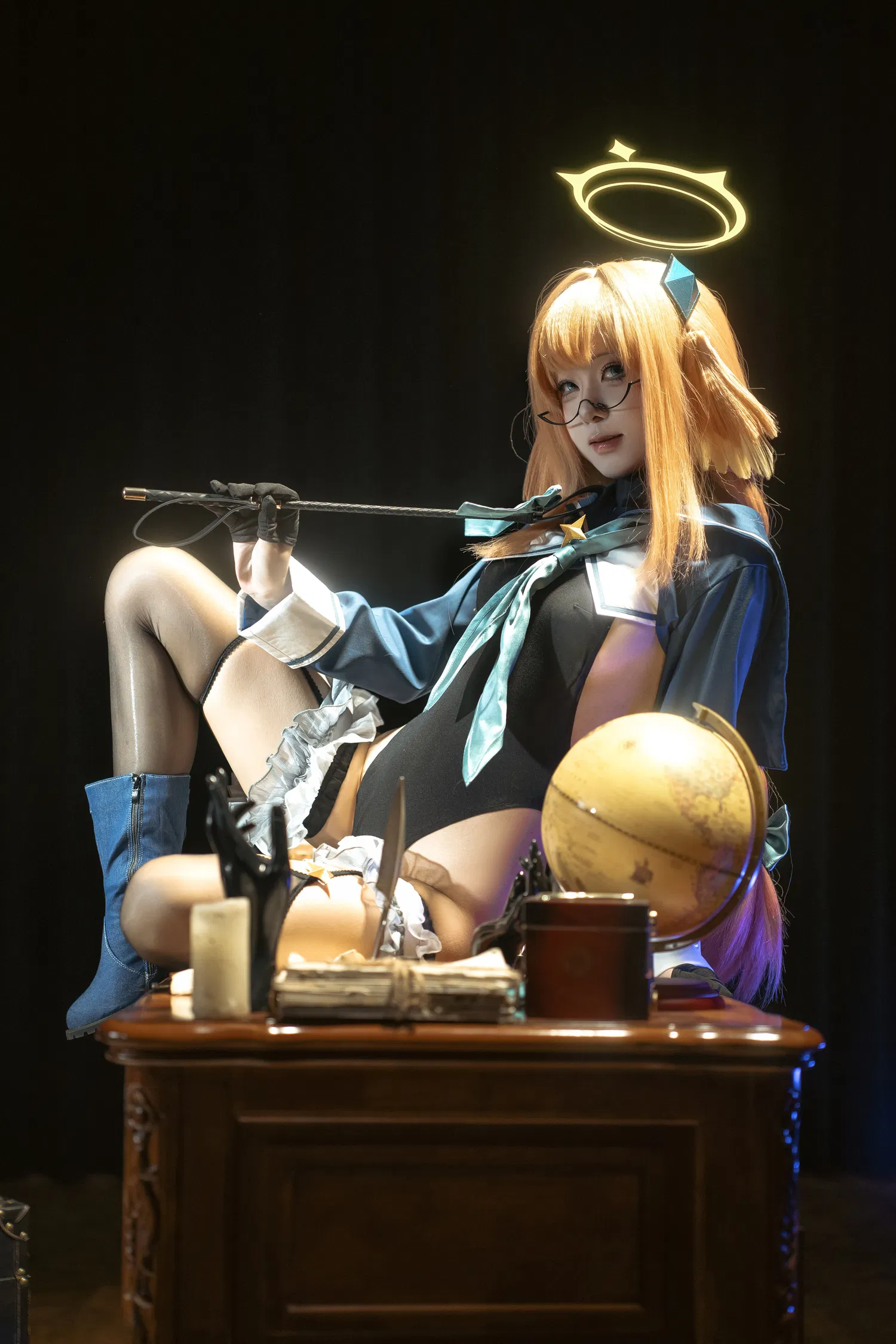 [Cosplay] 矢量鱼 蔚蓝档案 圆堂志美子